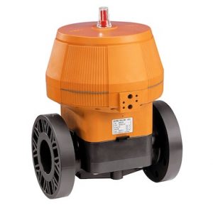 Membránový ventil DIASTAR 025 PVC-U FO s pevnými prírubami - Image 1