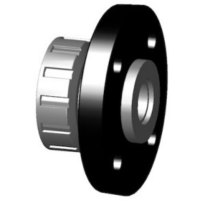 pre Typ 546, PVC-C koncovka s PP/oceľ prírubou - Image 1
