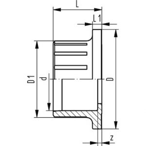 pre Typ 546 a 543, PVC-C koncovka - Image 2
